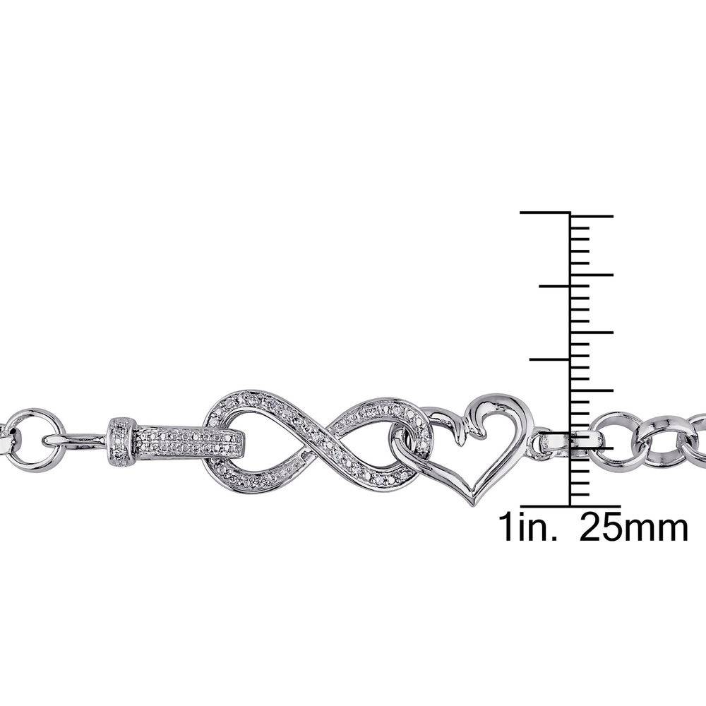 Tropical Layered Beaded Bracelet / Anklet with Initials and 0.05CT Diamonds in 18K Gold Plating-1 product photo