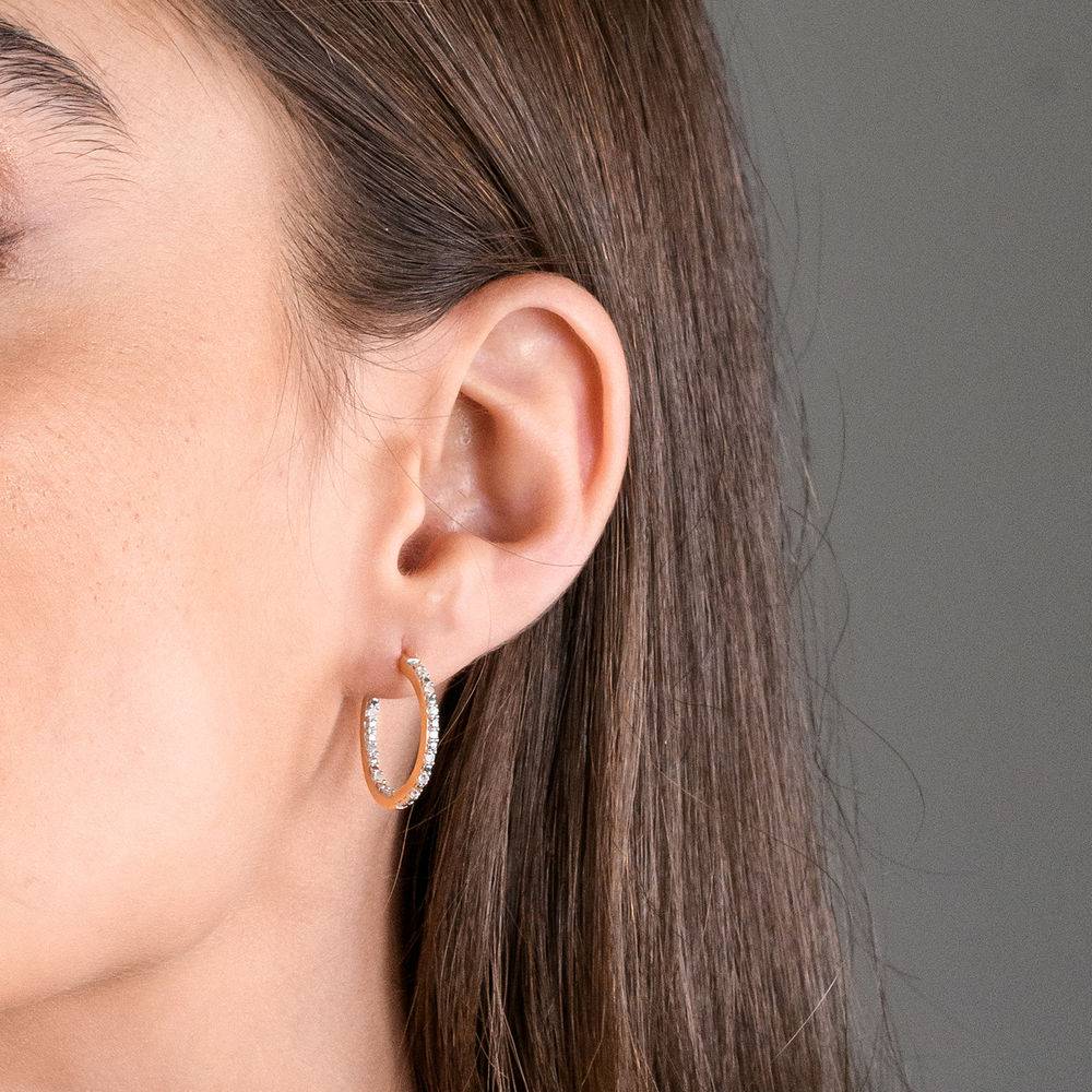 Colored Enamel Beads in 18K Gold Vermeil-1 product photo