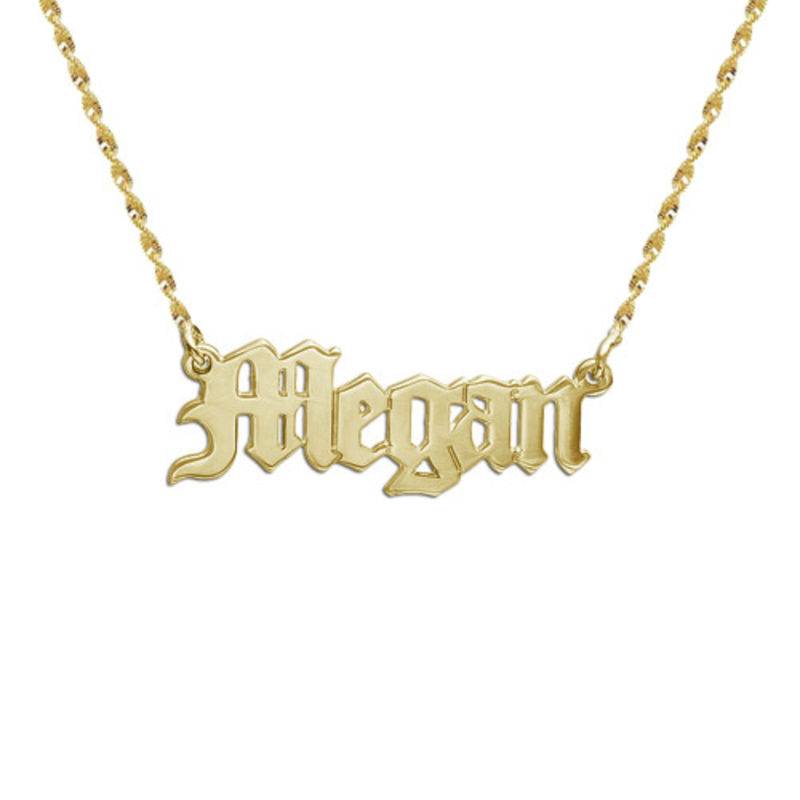 Heritage Multiple Name Necklace with Diamonds in 18K Gold Vermeil-1 product photo