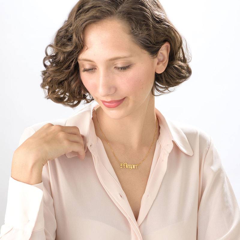 Heritage Multiple Name Necklace with Diamonds in 18K Rose Gold Vermeil-1 product photo