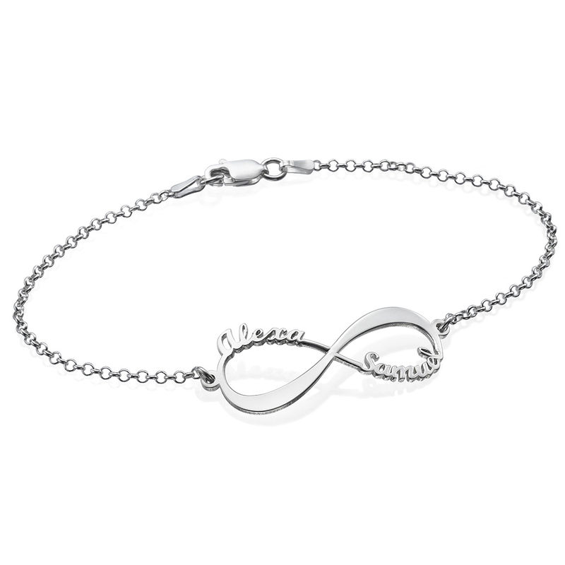 Chelsea Bangle with Heart Pendants in Sterling Silver-1 product photo