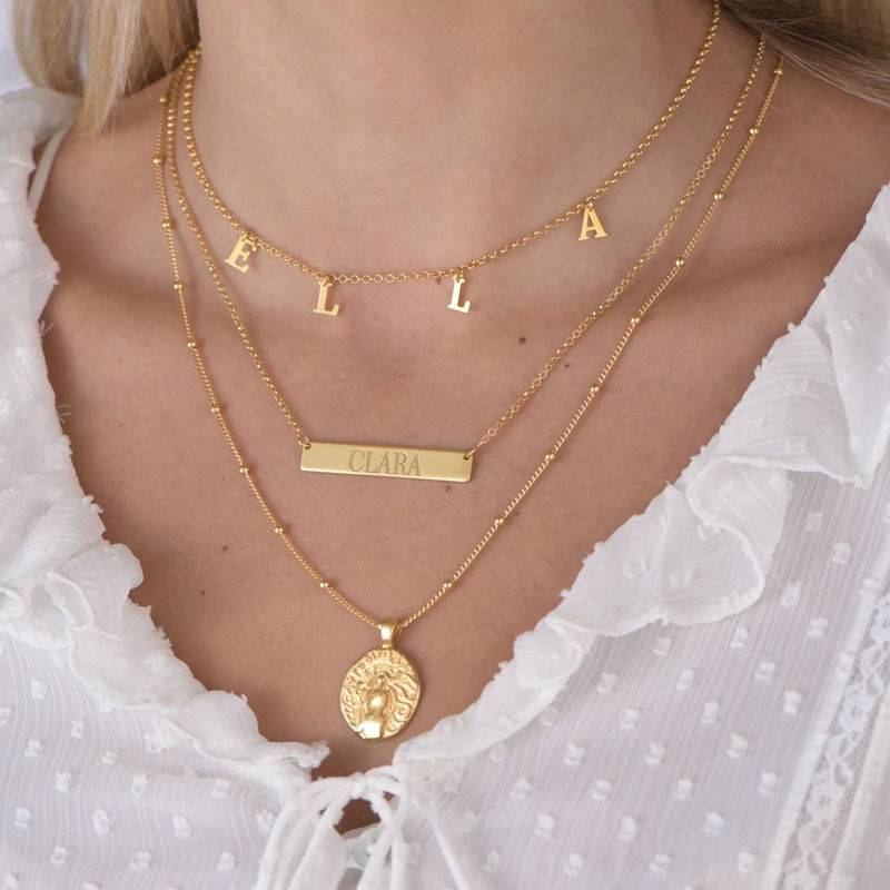 Initial Pendant Necklace in 18K Gold Plating-1 product photo