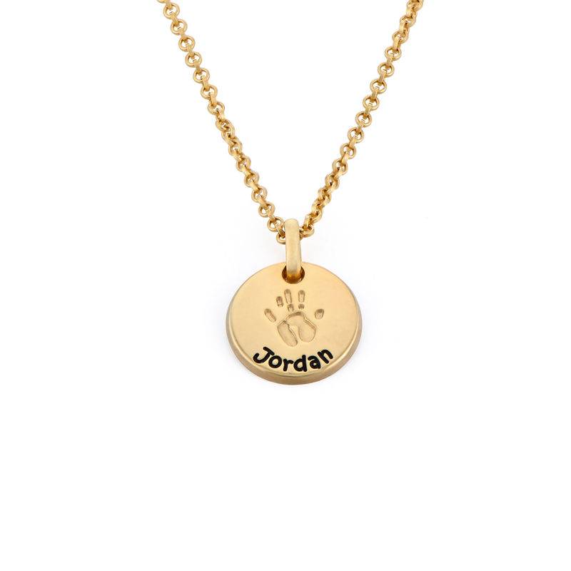Totem 3D Bar Necklace with Diamond in 18K Gold Vermeil-1 product photo