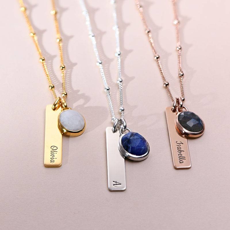 Signature Style Name Necklace in 18K Gold Vermeil-1 product photo