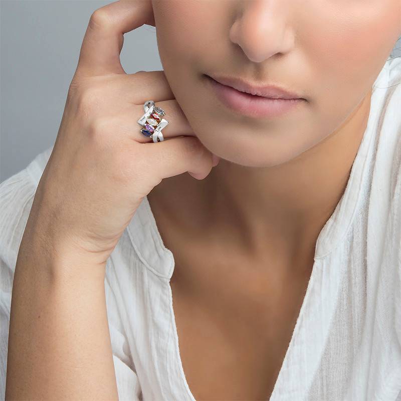 Birthstone Ring for Mom-1 product photo