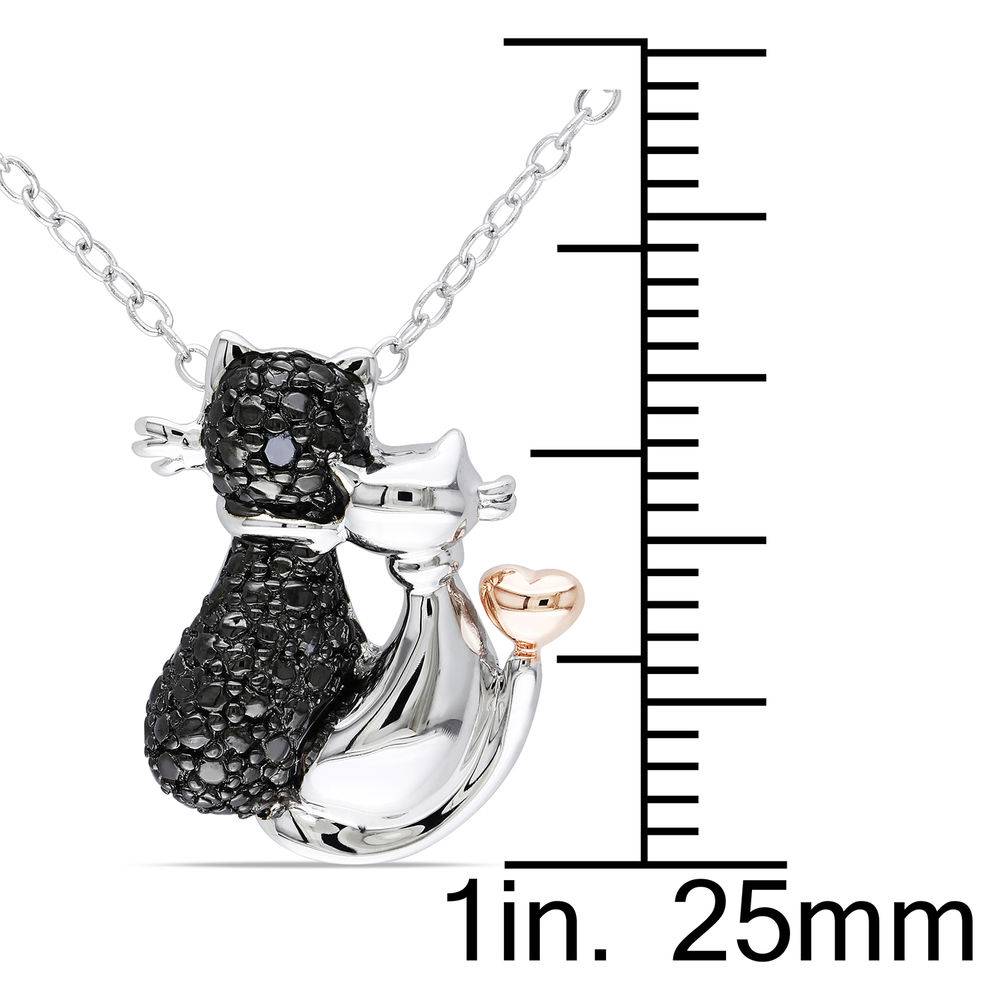 0.10CT Diamond Charm in Sterling Silver-1 product photo