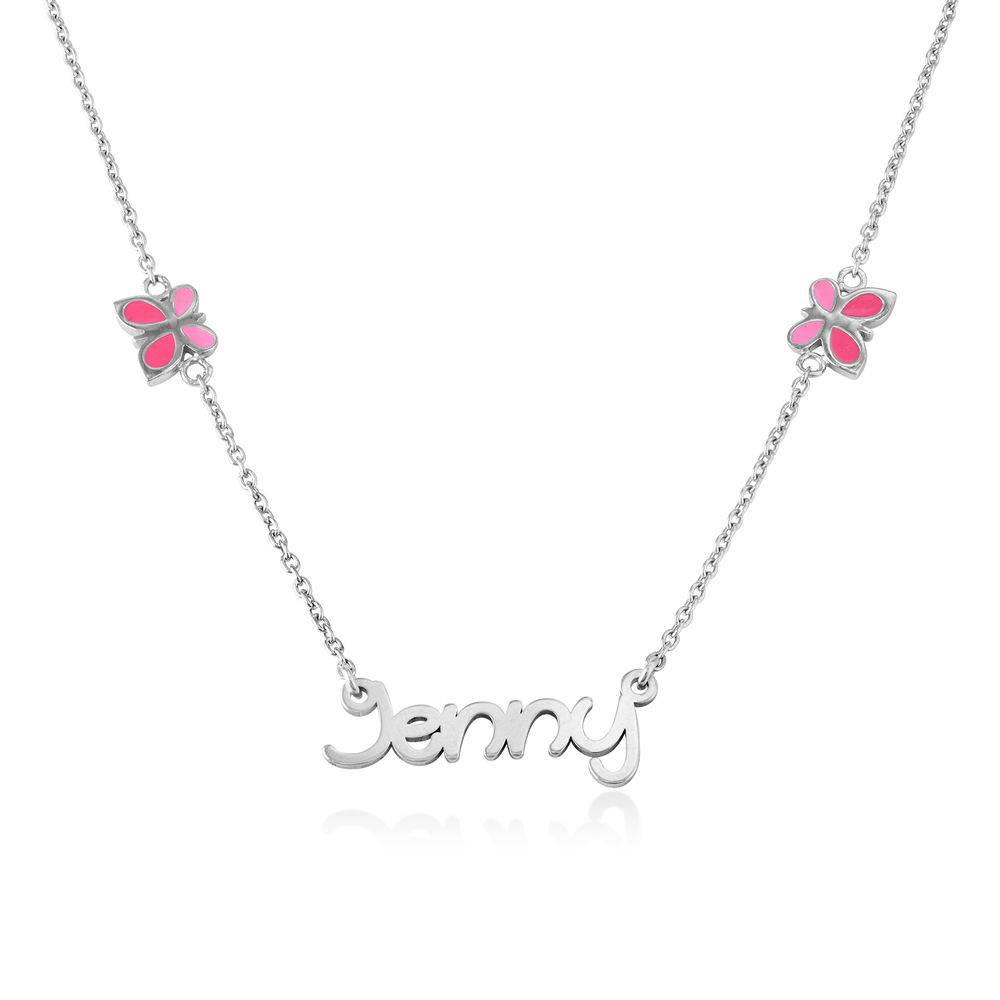 Russian Ring Necklace with 2 Rings and Diamonds in 18K Gold Plating-1 product photo