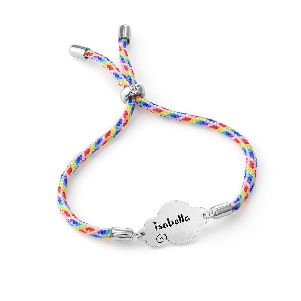 Intertwined Hearts Necklace with Birthstones in 18K Gold Plating-1 product photo