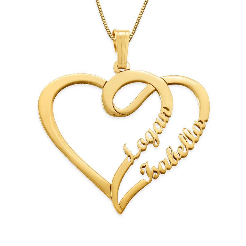 Russian Name Necklace in 18K Gold Plating-1 product photo
