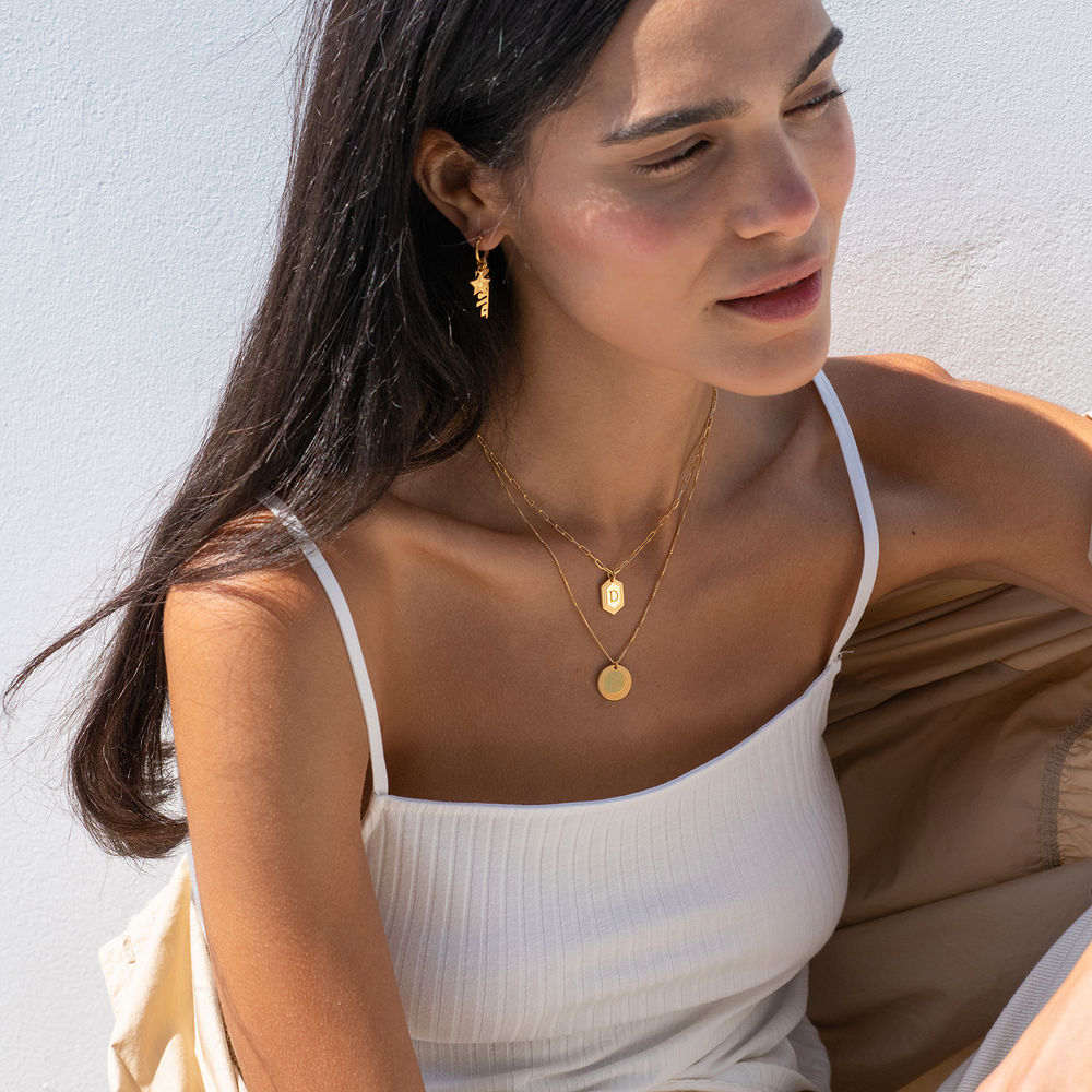 Graduation Charm Necklace in 18K Gold Plating-1 product photo