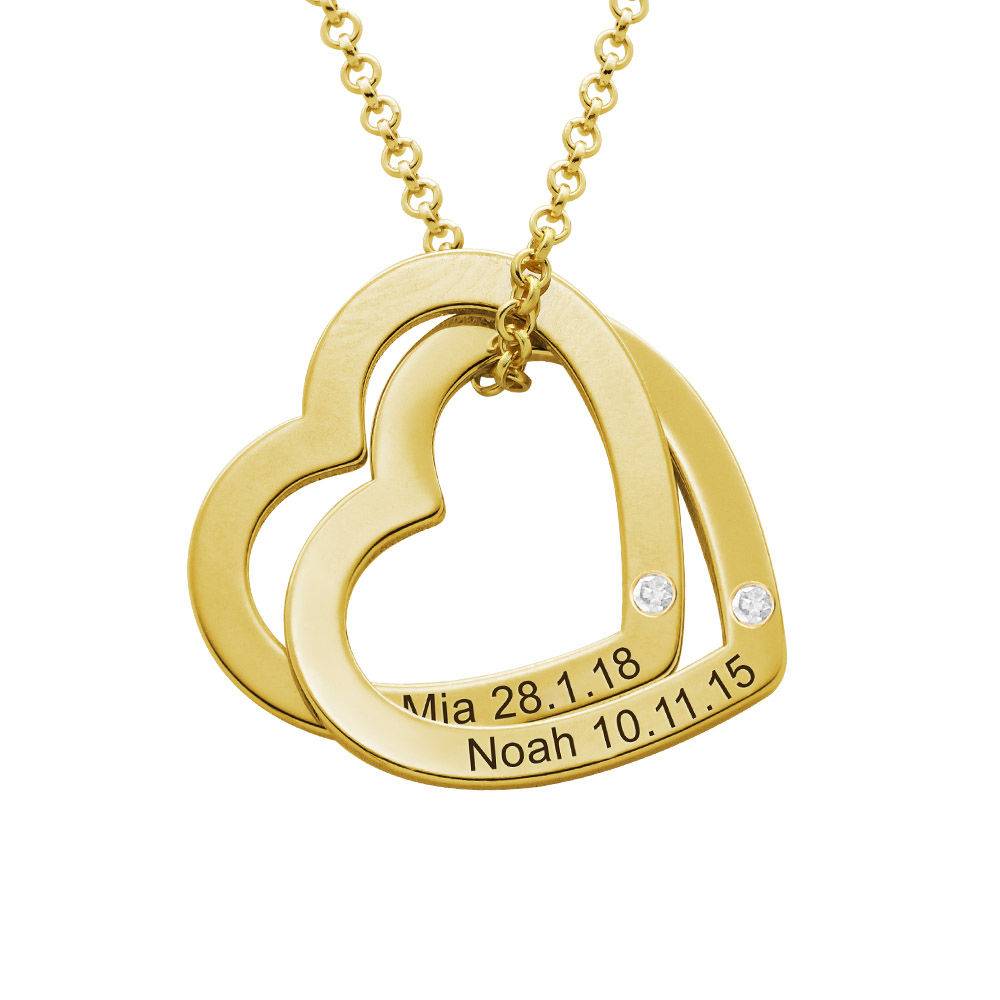 Small Carrie Name Necklace in 18K Gold Plating-1 product photo