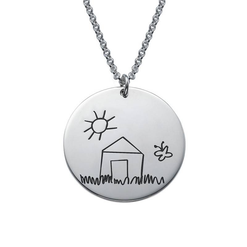 Baby Feet Charm Necklace in 18K Gold Plating-1 Baby Feet Charm Necklace in 18K Gold Plating-1 product photo