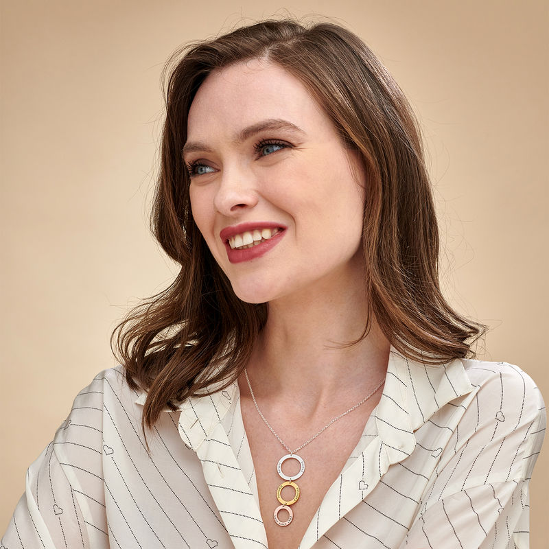 Infinity Name Necklace with Diamond in 10K Solid White Gold-1 Infinity Name Necklace with Diamond in 10K Solid White Gold-1 product photo