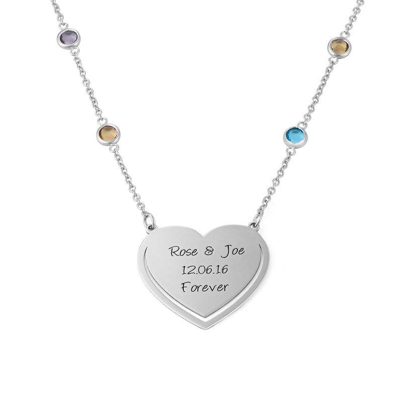 Infinity 4 Names Necklace in Sterling Silver-1 product photo