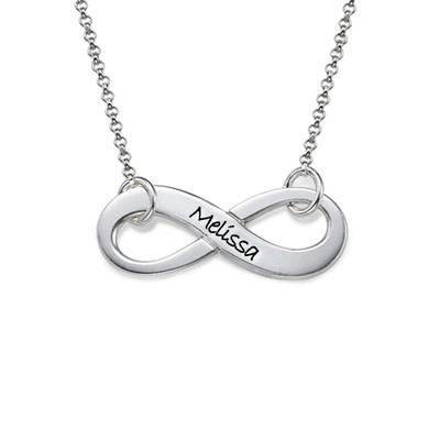 Engraved Infinity Necklace-1 product photo