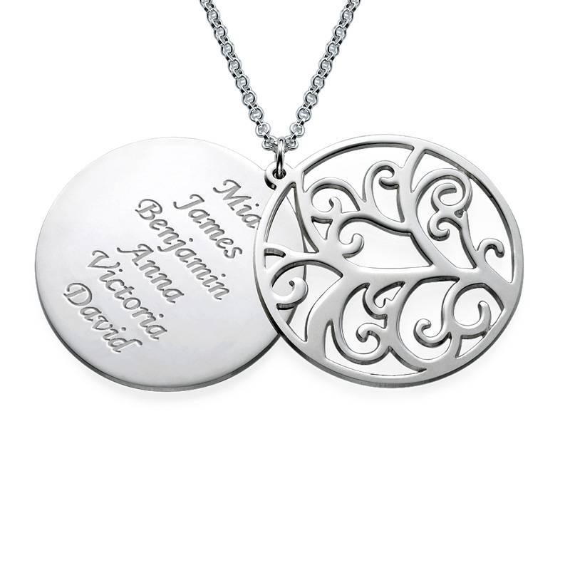 Personalized Arabic Name Necklace with Diamond in Sterling Silver-1 product photo