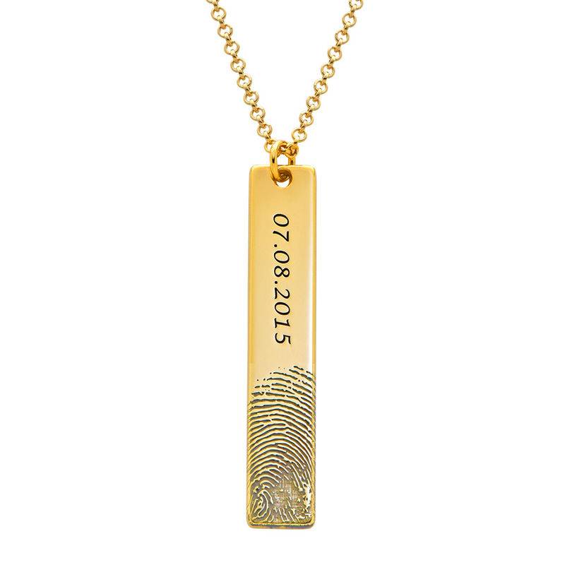 Hollywood Small Name Necklace in 18K Gold Vermeil-1 product photo