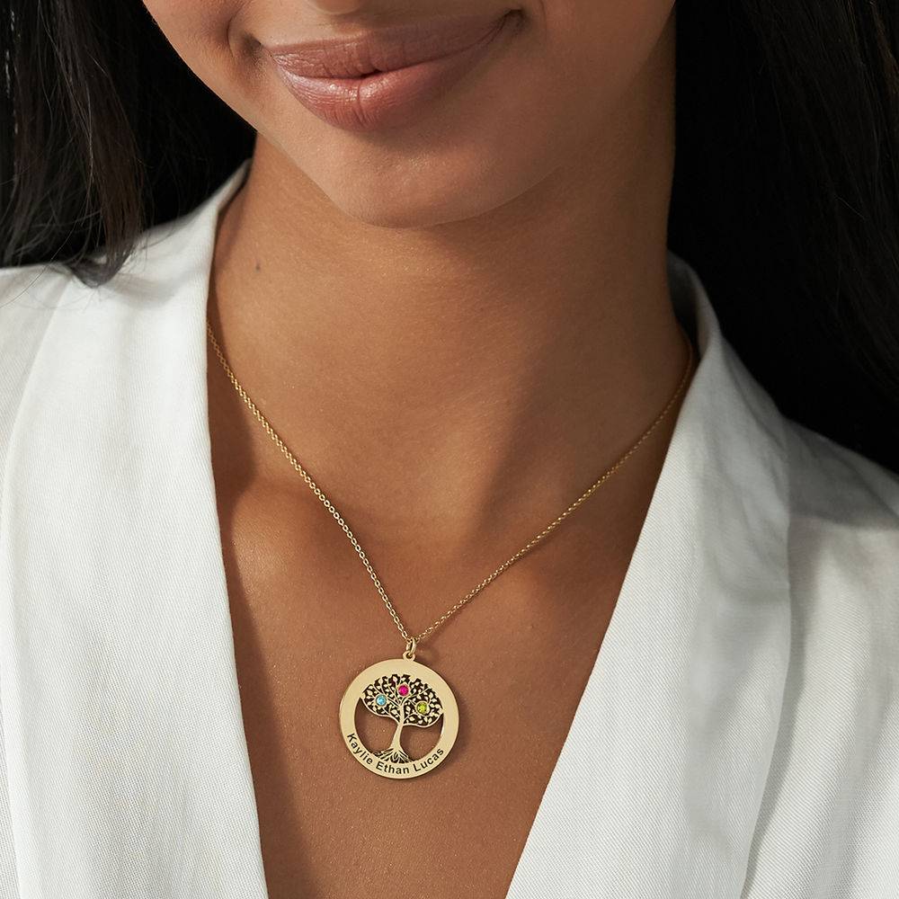 Heritage Multiple Name Necklace with Diamonds in Sterling Silver-1 Heritage Multiple Name Necklace with Diamonds in Sterling Silver-1 product photo