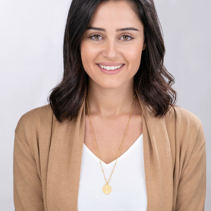 Blossom Birth Flower & Diamond Necklace in 18K Rose Gold Plating - Promo-1 Blossom Birth Flower & Diamond Necklace in 18K Rose Gold Plating - Promo-1 product photo