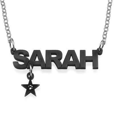 Kate Tennis Name Necklace in 18K Gold Plating-1 product photo