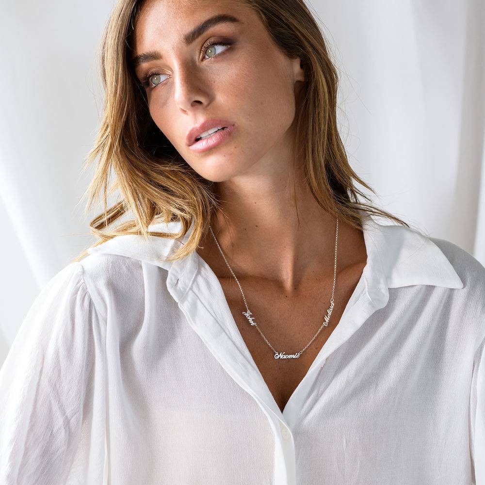 Script Double Name Ring in 18K Gold Vermeil-1 product photo