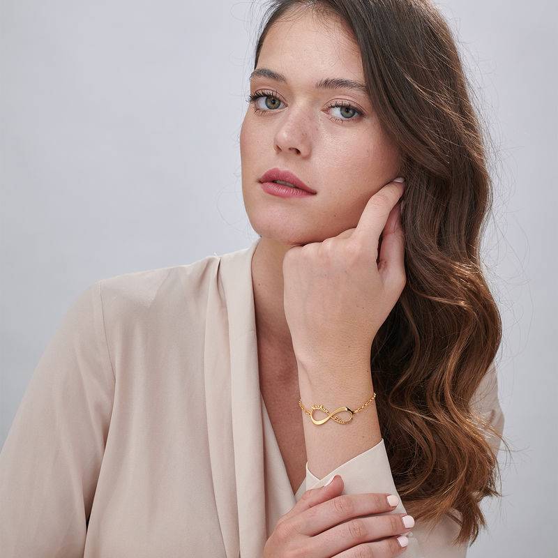 Linda Carabiner Necklace with Diamond in 18K Gold Vermeil-1 product photo