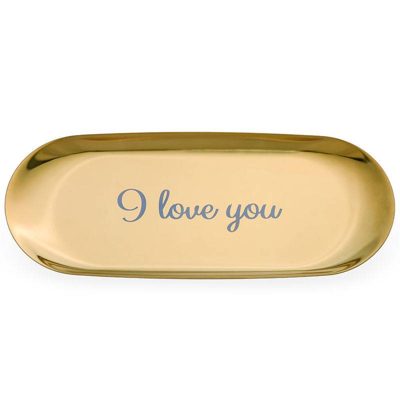 Engraved Heart Infinity Necklace in 18K Gold Plating-1 product photo
