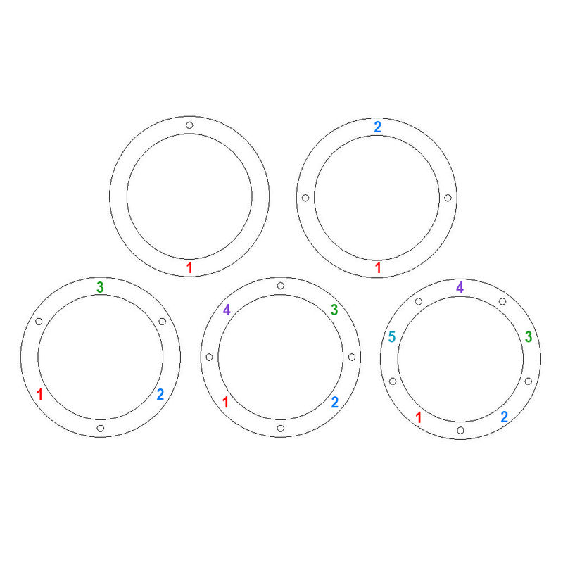 Charlize 2 Russian Rings with Diamonds in 18K Rose Gold Plating-1 product photo