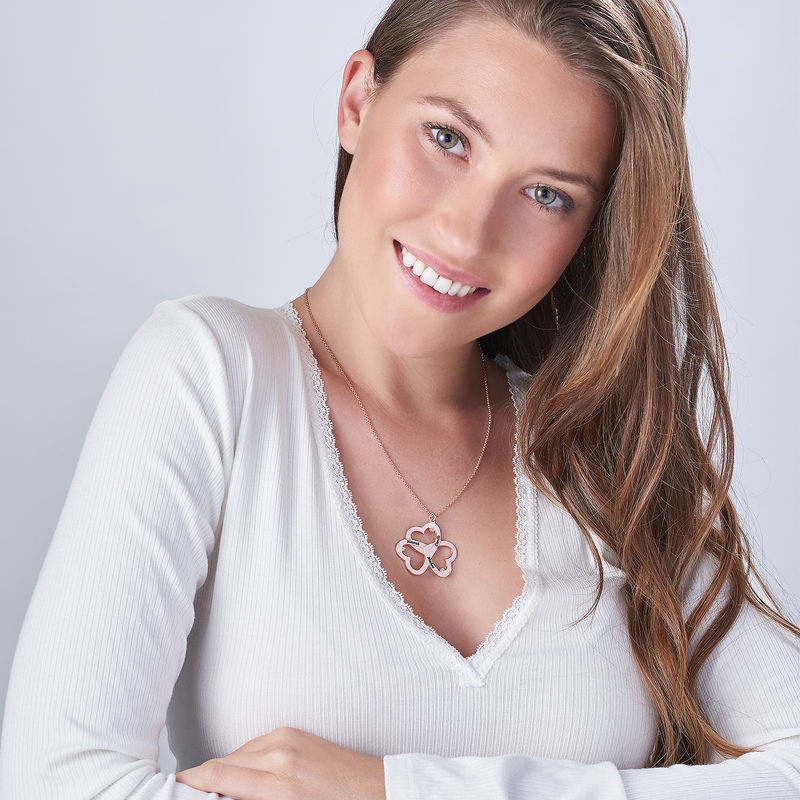 Delina Bracelet with Engraved Beads & 0.10CT Diamond in 18K Gold Vermeil-1 product photo