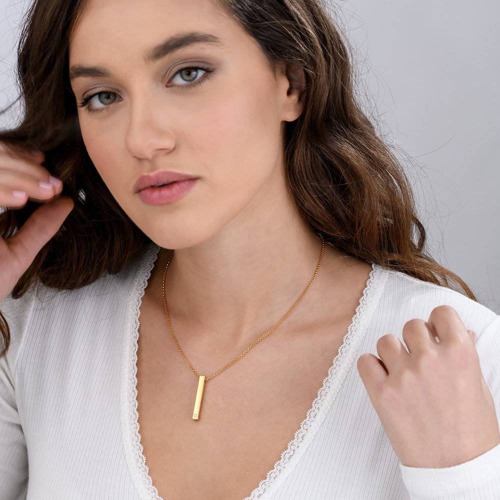 Monica Clear CZ Huggies in 18K Gold Vermeil-1 product photo