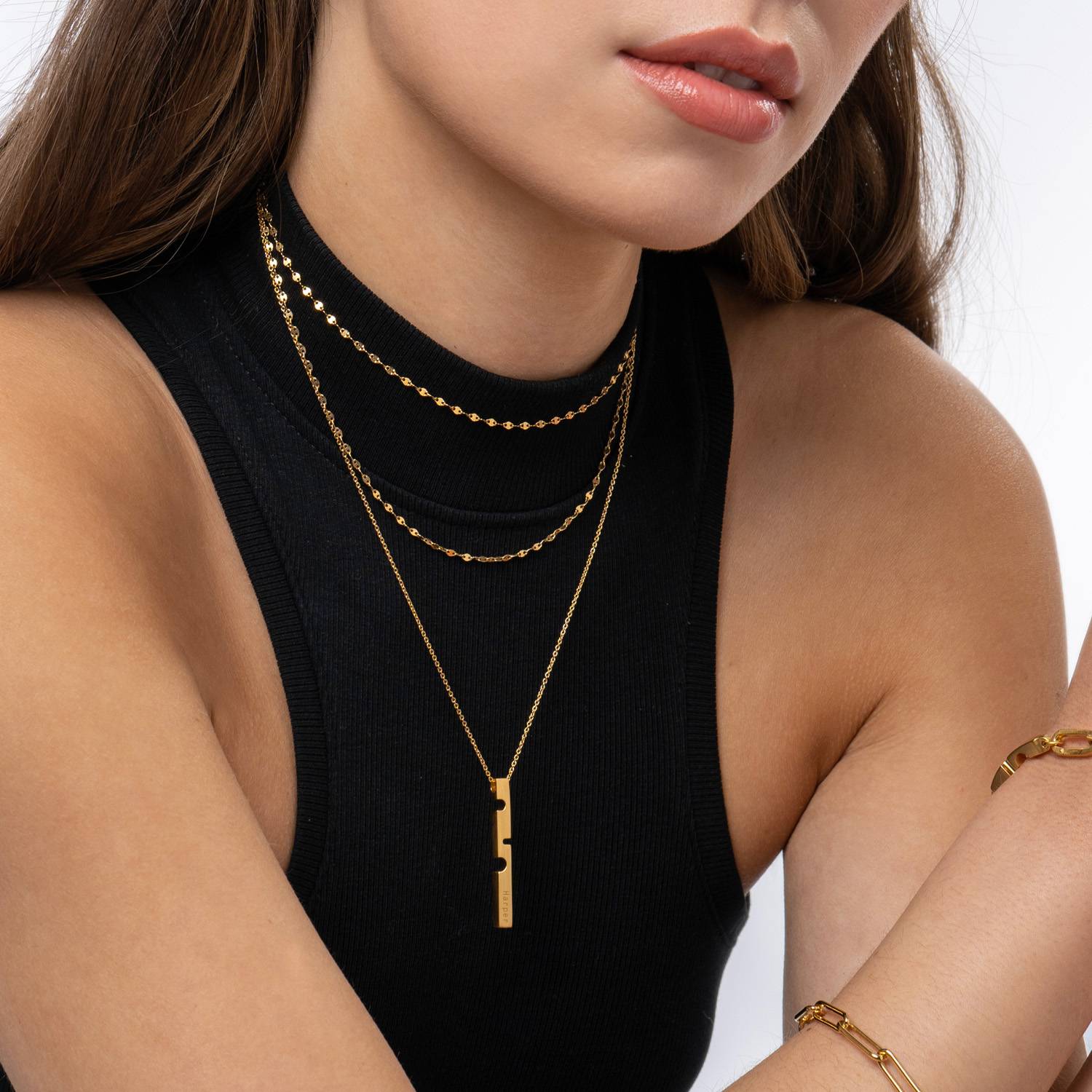 1/10 CT. T.W. Diamond Forever Love Bracelet in Sterling Silver-6 product photo