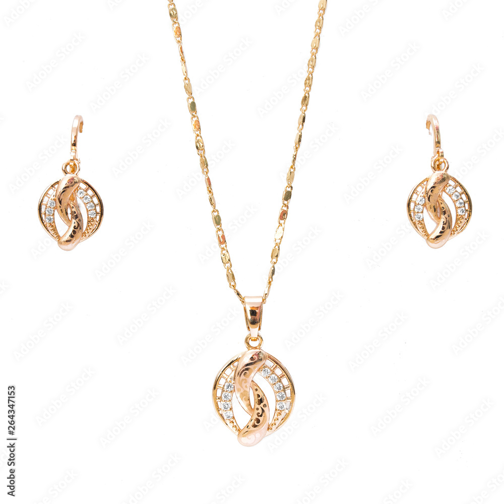 Hollywood Small Name Necklace in 18K Rose Gold Plating-1 Hollywood Small Name Necklace in 18K Rose Gold Plating-1 product photo
