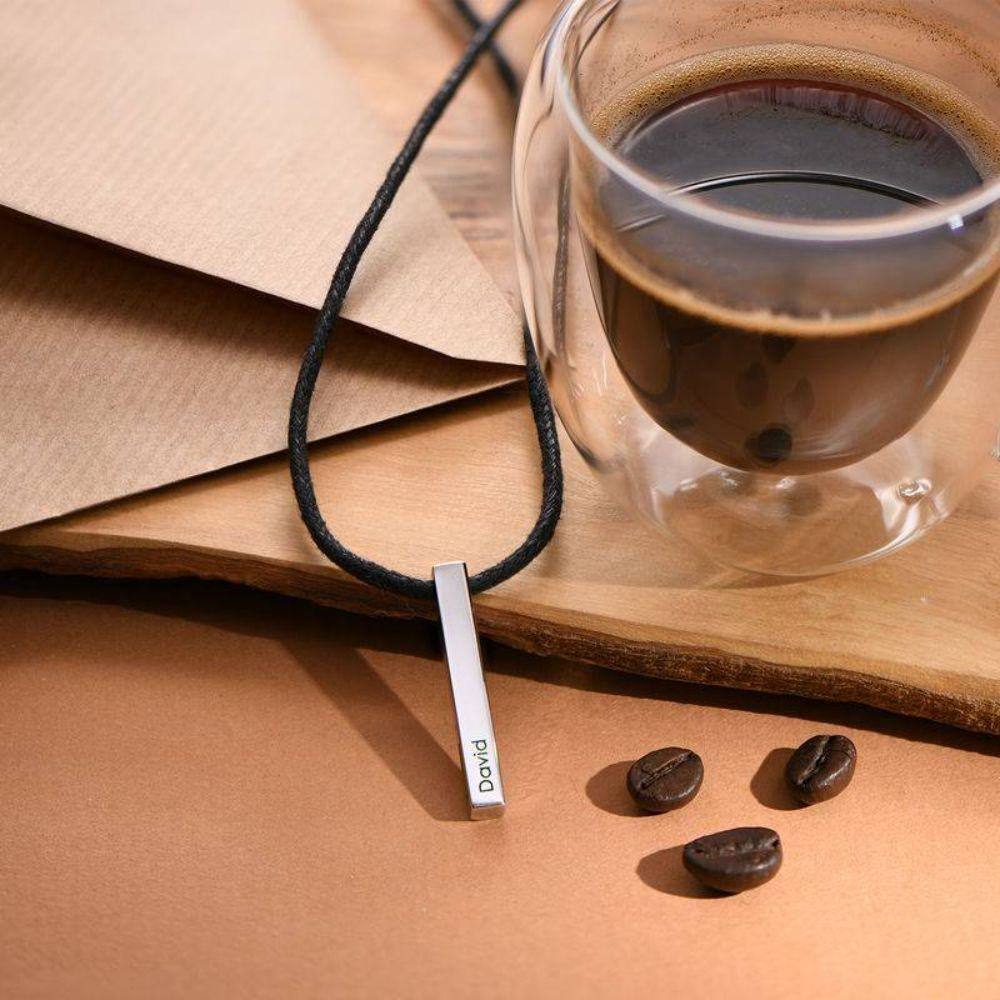 Classic Cocktail Name Necklace in 14K Solid Yellow Gold-2 product photo