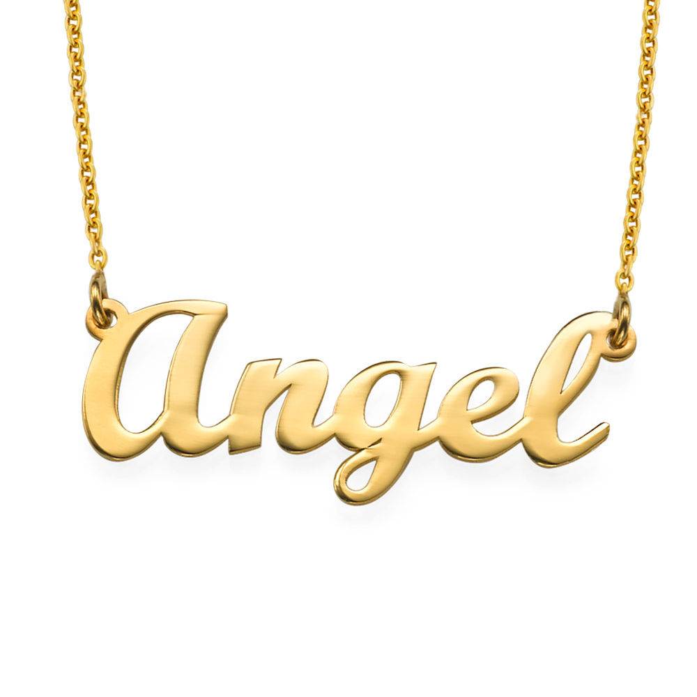 Angel Number Necklace in 18K Gold Plating-2 product photo