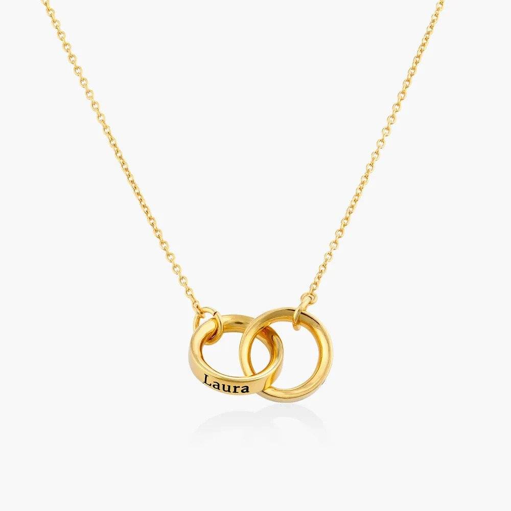 Interlocking Circle Necklace - Gold Plating-1 product photo