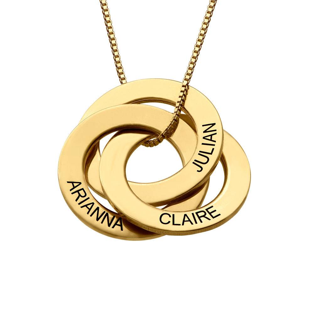 Delina Necklace with Drop Initials & 0.25CT Diamond in 18K Gold Vermeil-1 product photo