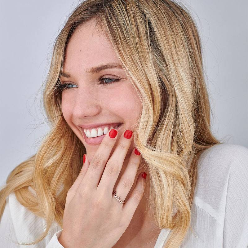 Russian Ring Necklace with 5 Rings in Sterling Silver-1 Russian Ring Necklace with 5 Rings in Sterling Silver-1 product photo