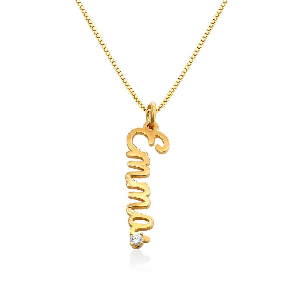 Claire Interlocking Hearts Necklace in 18K Gold Plating-1 product photo